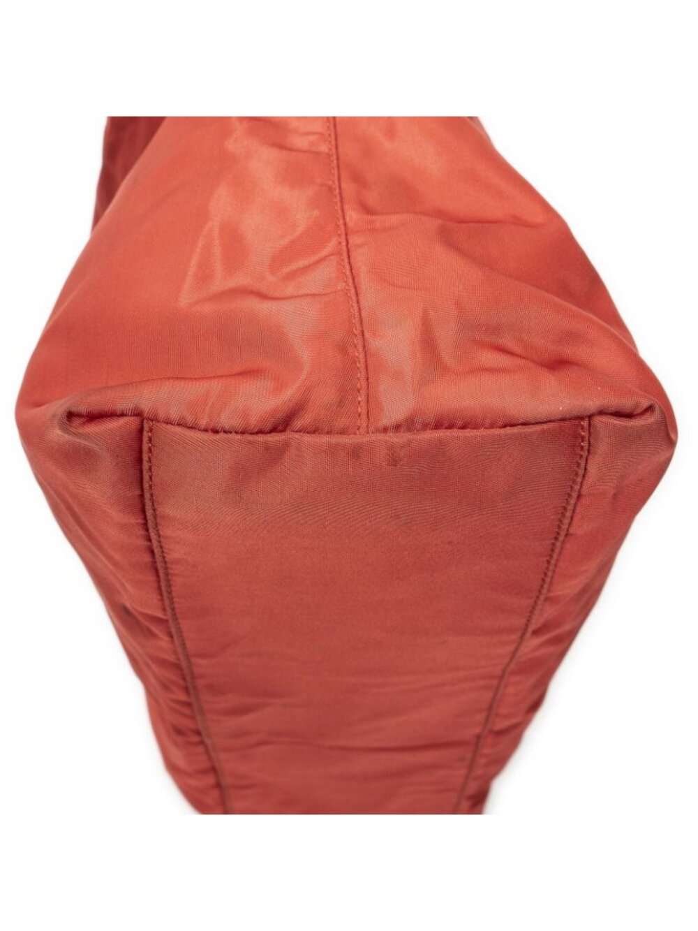 Prada Vintage Small Open Tote Red Nylon Canvas - Picture 8 of 10